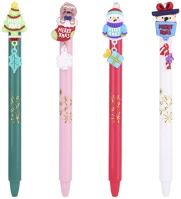 Nebuló DTG-XMAS-6 Golyóstoll  nyomógombos 0,5mm karácsony 6 kép