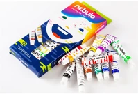 Nebuló NTF-12-12 Tempera készlet, 12 ml,  12 klf. szín kép