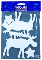 Nebuló PSD-SZA-4-15X25 Hungarocell dekoráció  rénszarvas 4 db/csomag kép