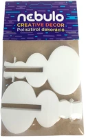 Nebuló PSH-HE-3D-10-2 Hungarocell 3d hóember 10 cm 2 db/csomag kép