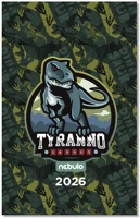 Nebuló TZSN-A6-26-D6 Zsebnaptár  a/6 heti papírborítós dino 2026. kép