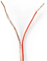 Nedis 0.75 MM² | CCA | 100.0 M Hangszóró kábel | 2 x kép