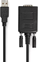 Nedis 0.90 M Rs232 átalakító | usb-a dugasz | rs232 | nikkelezett | kép