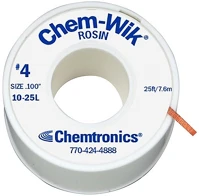 Nedis 10-25L Chemtronics ón szívó, kiforrasztó szalag, 2.8mm x 7.5m chem-wik mb kép