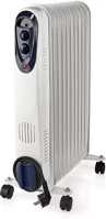 Nedis 1000 / 1500 / 2500 W | 11 uszony | állítható hőmérséklet | 3 hőbeállítások | borulás ellen kép
