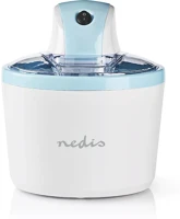 Nedis 1.2 L | FEHÉR Jégkrém készítő | 1.2 l | fehér / kék | alumínium / műanyag kép