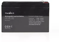 Nedis 12 V | 7200 MAH Tölthető ólom-sav akkumulátor | ólom-sav | újratölthető | kép