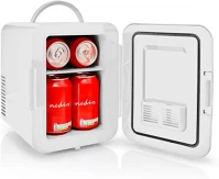 Nedis 12 V DC / 100 - 240 Hordozható mini hűtőszekrény | 4 l | 12 v dc / 100 - 240 v ac | fehér kép