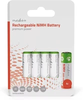 Nedis 1.2 V DC | 2600 MAH | 4 Ni-mh aa akkumulátor | 1.2 v dc | 2600 mah | 4 - buborékfólia kép