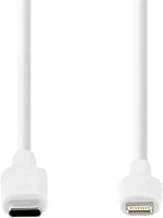 Nedis CCGW39650WT20 lightning töltő és adatkábel, usb 2.0, lightning / usb type-c, mfi () kép