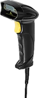 Nedis BSCN1D100BK Lézeres vonalkódolvasó, 1d lineáris olvasás, usb, fekete (bscn1d100bk) kép