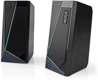 Nedis 18 W | LED Gaming hangszóró | hangszórócsatornák: 2.0 | usb-áramellátású | 3.5 kép