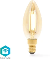 Nedis 1800 - 3000 K Smartlife led izzó | wi-fi | e14 | 470 lm | 4.9 w | meleg fehér | kép