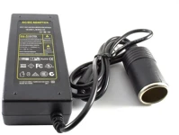 Nedis 220V 12V szivargyújtó átalakító, otthoni használatra 120W Teljesítmény kép