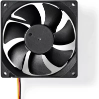 Nedis 26.7 DBA | FEKETE Dc ventilátor | dc | ventilátor méret: 92 mm | 3-pin | 26.7 dba | fekete kép