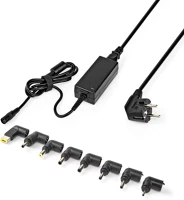 Nedis 45 W | 18.5 / 19 / 20 V DC | 3.0 A Notebook adapter | 45 w | 18.5 / 19 / 20 v dc | 3.0 a | f típus (cee 7/7) kép