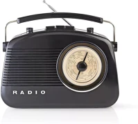 Nedis 4.5 W | IP20 Fm rádió | asztali kivitel | am / fm | elemes áramellátás / hálózati kép