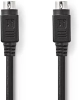 Nedis 480I | 2.00 M kerek | pvc | fekete | boríték kép