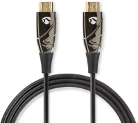 Nedis 4K@60HZ | 18 GBPS | 40.0 M kerek | pvc | fekete | ajándék dobozban kép