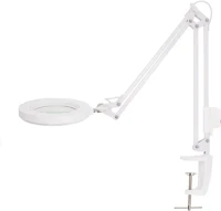 Nedis 6500 K | 6 W | 700 LM | FEHÉR Nagyító asztali lámpa | lencse erőssége: 3 dioptria | kép