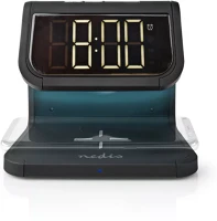 Nedis 7.5 / 10 W usb-a aljzat | éjszakai fény | 2 riasztási idők | szundi funkció kép