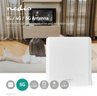 Nedis ANOR5G20WT beltéri és kültéri antenna, 3g / 4g / 5g, 698 mhz -5000 mhz, nyereség: 6 kép