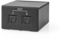 Nedis ASPL2512BK Aktív optikai elosztó - 2x toslink kimenet kép