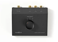 Nedis ASWI2403BK Analóg Audio Kapcsoló | 3-Port port(s) | Csatlakozó bemenet: 3x (2x RCA kép