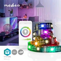 Nedis BTLS20RGBW Bluetooth led szalag - meleg fehér / rgb - 2 m - usb - beltéri - smartlife kép
