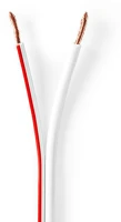 Nedis CABR2500WT150 Hangszóró kábel | 2 x 2.50 mm² | Réz | 15.0 m | Kerek | PVC | Fehér | kép