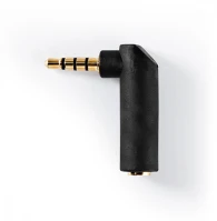 Nedis CABW22980AT Sztereó audio adapter | 3.5 mm Dugasz | 3.5 mm Aljzat | Aranyozott | kép