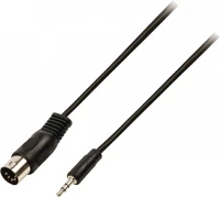 Nedis CAGL20100BK10 Din - jack 3,5 mm kábel - 1 m kép