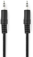 Nedis CAGL22000BK15 sztereó audió kábel, 3,5 mm-es dugó 3,5 mm-es dugó Nikkelezett 1,5 m kép