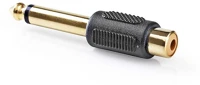 Nedis CAGP23935BKG Aranyozott 6.3mm mono jack - rca átalakító - 10db kép