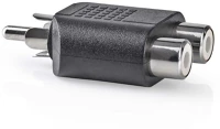 Nedis CAGP24940BK Rca elosztó adapter | rca dugó - 2x rca aljzat - 10db kép