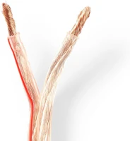 Nedis CAGW6000TR150 Hangszóró kábel | 2x 6.00 mm² | CCA | 15.0 m | Kerek | PVC | Átlátszó kép