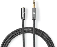 Nedis CATB22050GY20 Aranyozott | 2.00 m | Kerek | Gun Metal Szürke / Szürke | Ablakos Fedő kép