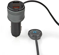 Nedis CATR124BK Car Audio FM Transmitter | Rögzített | Kéz nélküli hívás | 0.8 