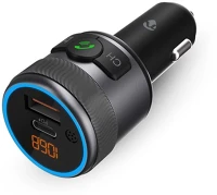 Nedis CATR3024BK fm transmitter, bluetooth, pd 18 w / pd 24 w, gyorstöltés, basszuskiemelés kép