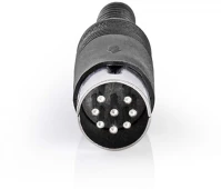 Nedis CAVC20906BK 8 pólusú din dugó -  25 db kép