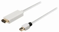 Nedis CCBW37600AT20 Mini displayport - hdmi (apa - apa) kábel 2m - fehér kép