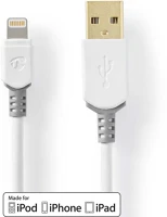 Nedis CCBW39300WT30 Lightning Kábel | USB 2.0 | Apple Lightning, 8 Pólusú | USB-A Dugasz | 480 kép