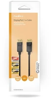 Nedis CCGB37014BK10 Displayport 1.4 kábel, displayport dugó - display port dugó, 8k@60hz, 1m kép