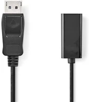 Nedis CCGB37150BK02 Display - hdmi adapter, 4k@30hz nikkelezett 0,20 m kép