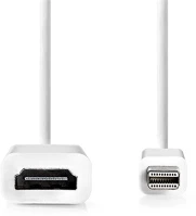 Nedis CCGB37650WT02 Mini display port dugó - hdmi aljzat adapter kép