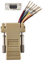 Nedis CCGB52821IV Soros adapter | Adapter | D-SUB 9-Tűs Dugasz | RJ45 Aljzat | Nikkelezett | kép