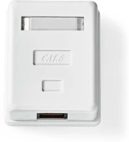 Nedis CCGB89100WT Hálózati fali doboz | A falon | 1-Port port(s) | UTP CAT6 | Egyenes | kép