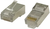 Nedis ccgb89306me FTP SFTP Cat6 moduláris csatlakozó tömör vezetékhez | RJ45 (8P8C) - 10 db