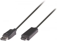 Nedis CCGL37100BK20 Displayport - hdmi kábel 2 m kép