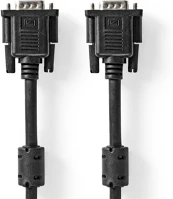 Nedis CCGL59000BK20 VGA kábel | VGA Dugasz | VGA Dugasz | Nikkelezett | Maximális felbontás: kép